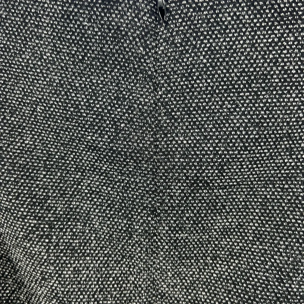 Lane Bryant pencil skirt black white face leather trim 20 professional business